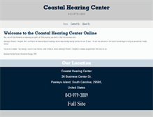Tablet Screenshot of coastalhearingcenter.com